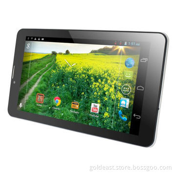 7-inch Tablet PC with Dual-SIM/Standby, Built-in Mic, Speaker, Receiver
